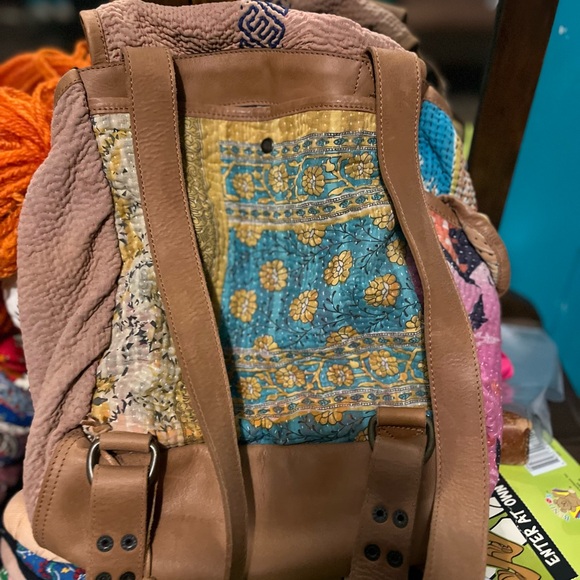 Will Leather Goods Multicolor Patchwork Backpack - Picture 1 of 4